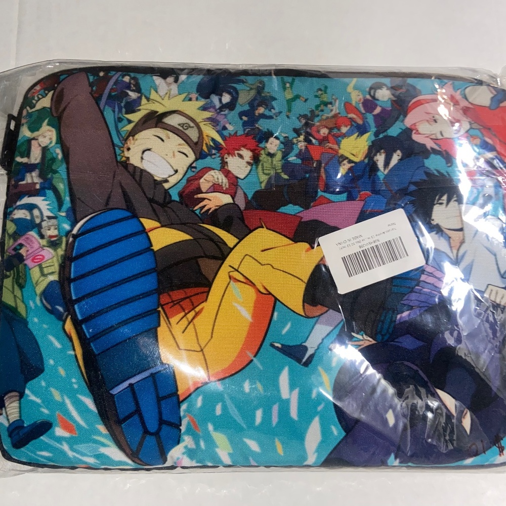 New anime Naruto laptop or tablet soft bag 10-13inch